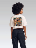 Cropped Colagem Ídolos - Off White
