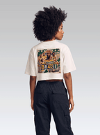 Cropped Colagem Ídolos - Off White