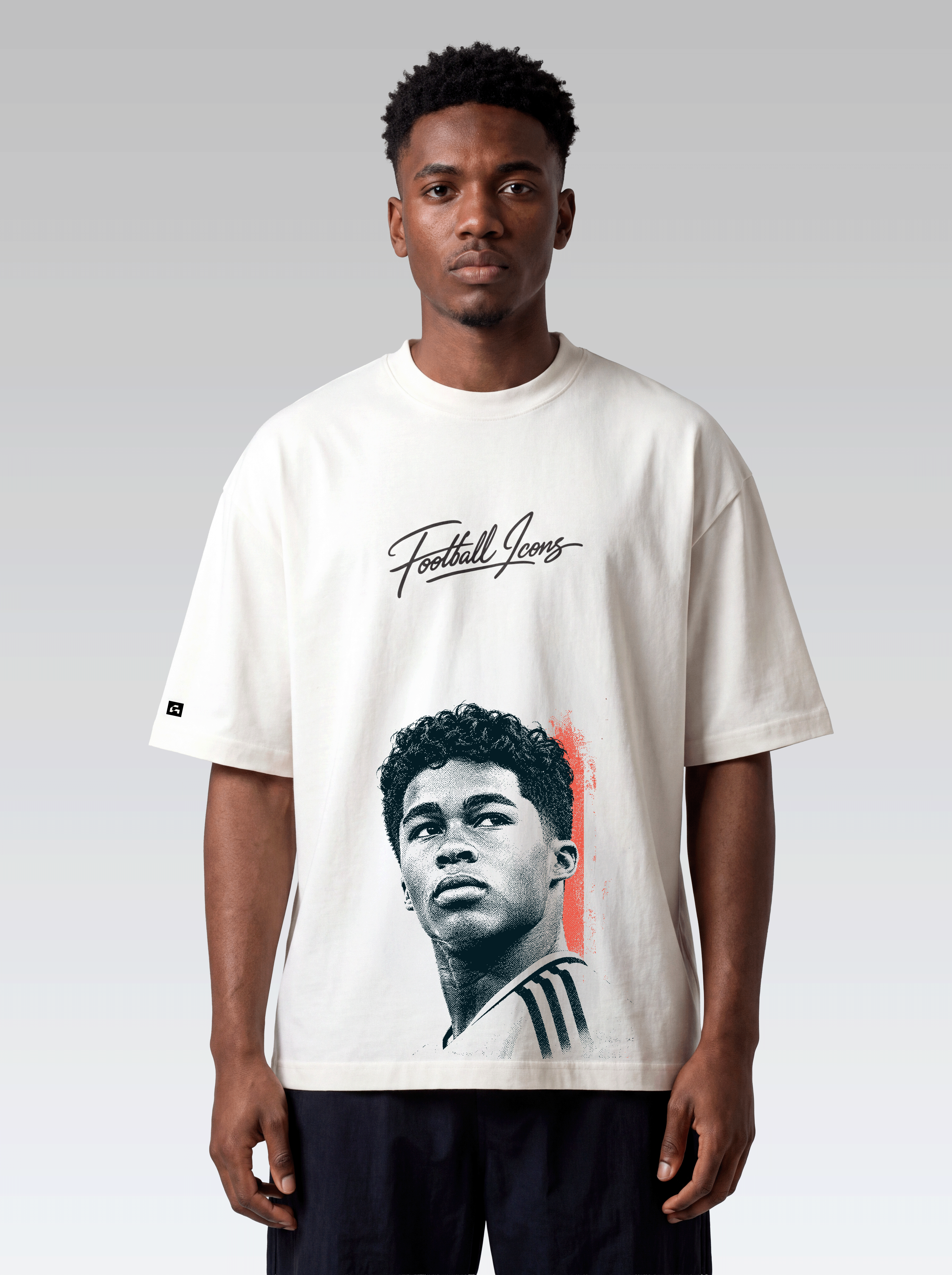 Oversized Football Icons - Endrick - Off White