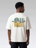 Oversized Aqui é o Brasil - Off White